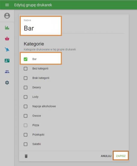 printer group Bar