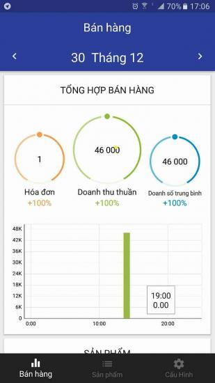 sales summary chart