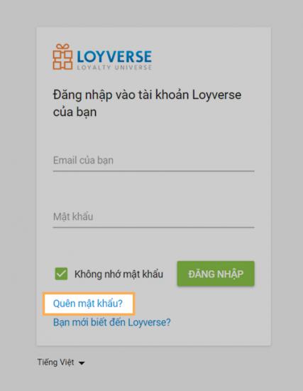 Back office login
