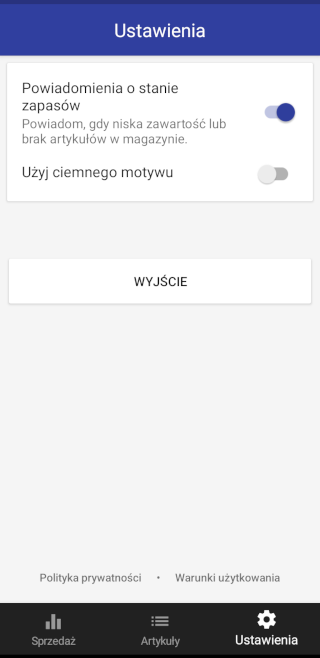 Ustawienia