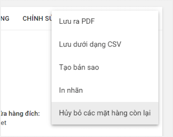 đơn 'Thêm'